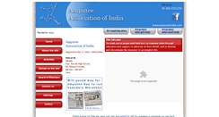 Desktop Screenshot of amputeeindia.com